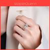 Bague Fashionable en Zirconia Tourbillonnant avec Motif Libellule Pour Femmes Bijoux Élégants