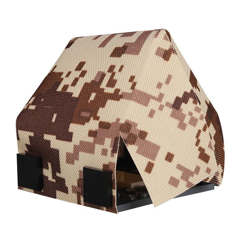 Doll Scene With Anti-Aircraft Maxine Anti-Aircraft Heavy Machine Gun Mortar Assembly Building Block