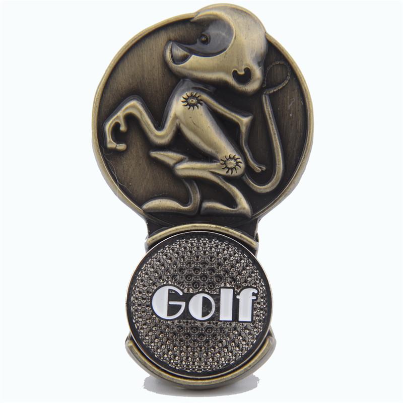 

Golf Cap Clip Commemorate Golf 12 Zodiac Marker Supplies Magnetic Clip monkey #1