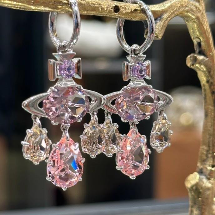 Kaiserinwitwens Traumfänger Meerjungfrau Anhänger Halskette & Dopamin Zirkonia Ohrringe Set