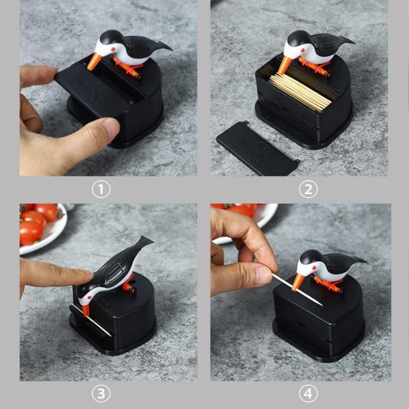 Zásobník na párátko Creative Hummingbird Držák na párátko Vysoce kvalitní zásobník na čištění zubů pro ptáčky
