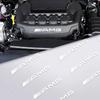DNBF1 1/2/5/10pcs Car Sticker Steering Wheel Interior Sticker For Mercedes Benz AMG W204 W203 W205 W211 W212 W213 W201 W210 W124