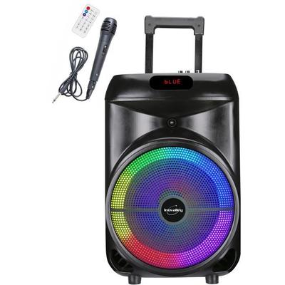 Trolley Speaker - INOVALLEY - KA122 - 700W - Bluetooth - Luminous