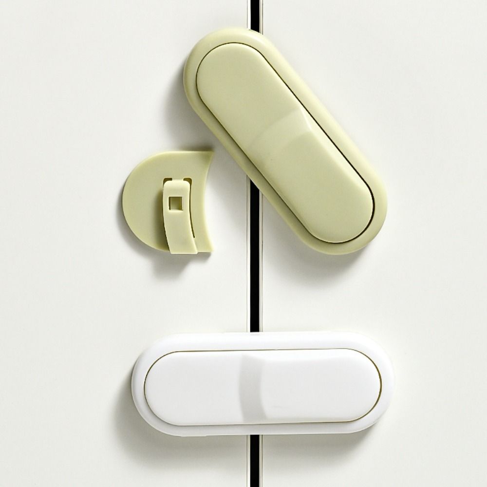

5PCS ABS Child Safety Lock Protection Cupboard Closing Buckle New Cabinet Door Refrigerator зелений