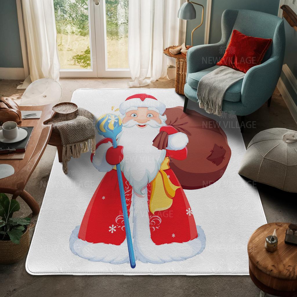 Koberec ke vchodu do domu Rohožka ke dveřím do domu Obývací pokoj Vana Koupelna Protiskluzové koberce s absorpcí vody vana Veselé Vánoce zima