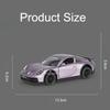 1:32 911 Dakar Police Car Model Toy Alloy Body Sound Light Pull Back Doors Opened Sports Cars Models Toys Boys Birthday Gifts