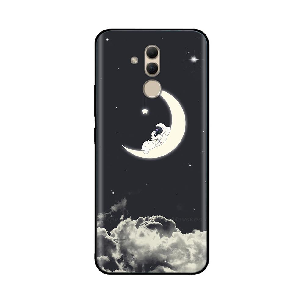 For Huawei Mate 20 Lite Case Cartoon Soft Silicone Phone Cover For Huawei Mate 20 Mate20 Pro Cases Bags Shockproof Painted Cover