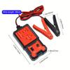 Auto Car Automotive Relay Tester For 12V 4pin And 5 Pin With Battery Clips