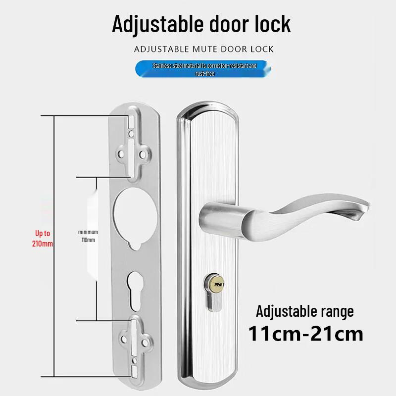 Stainless Steel Universal Interior Door Lock