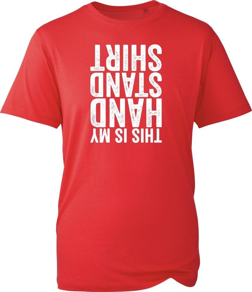 This Is My Handstand T Shirt Funny Gymnastics Slogan Unisex Graphic Tee Gym Top New S