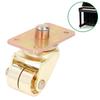 gold color Upright Piano Caster Iron Metal Trundle Caster Wheel Piano Wheels  Musical Instrument