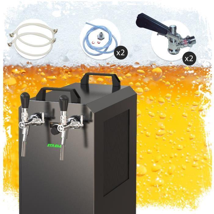 Tireuse à bière - ICH-ZAPFE.DE - STREAM 80K - Pompe à bière 2 lignes - 90 l/h - Panier triangulaire