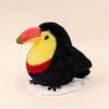 Lifelike Bird Plush Toy Soft Parrot Parrot Kiwi Bird Owl Sparrow Stuffed Plushies Simulation Animals Pendant Gift for Birthday