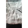 Export Japanese Original Cut Label Stand Collar Ruffled Flare Sleeve Short Sleeve Shirt Accessible Luxury Fancy Professional Bottoming Shirt