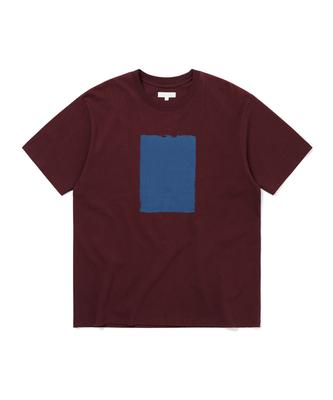 THISISNEVERTHAT Paint Slab Tee Burgundy