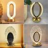 1Pcs Usb Bedside Led Ambient Table 3D Moon Lamp Touch Control 3D Crystal Star Flower Night Light Girls Room Home Decor