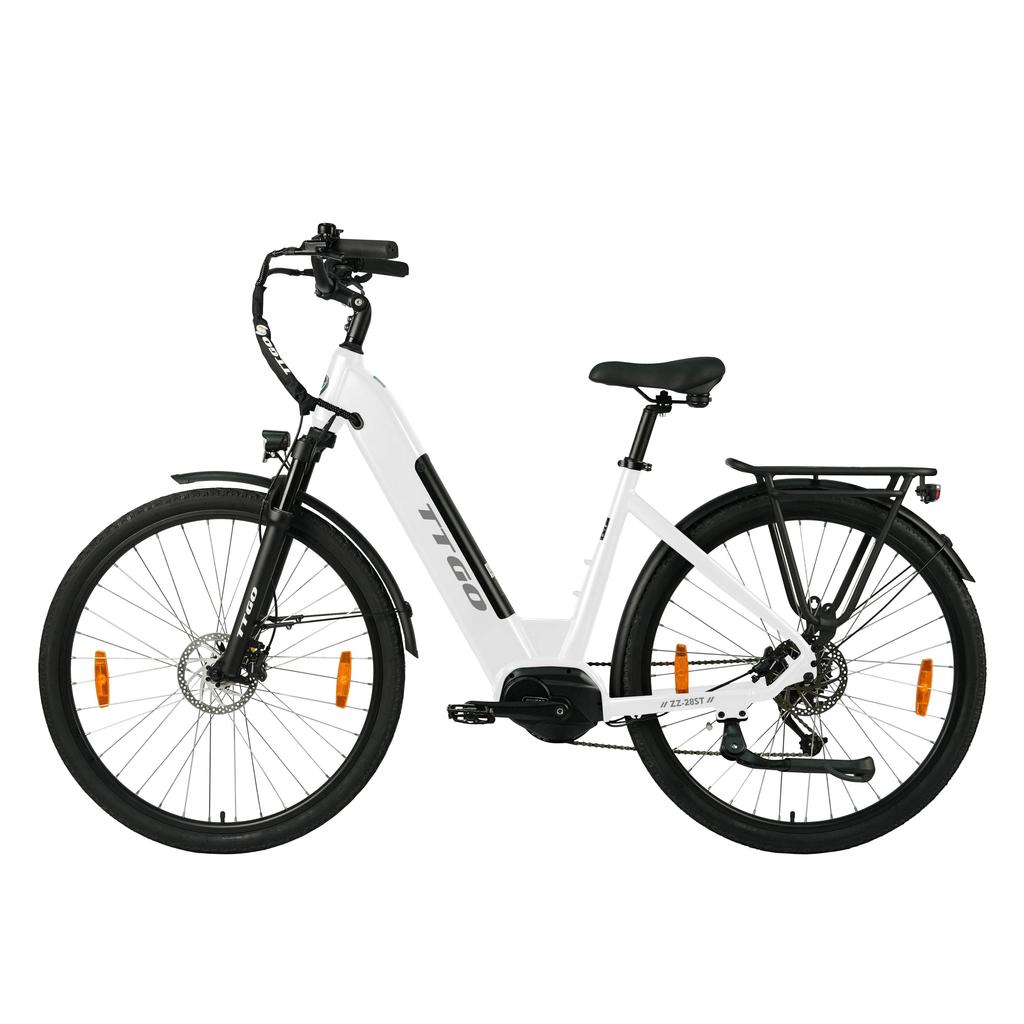 TTGO ZZ-28ST All-Terrain Electric Bicycle 130KM Range 36V20AH Battery 250W Motor 700C*45C Tires Outdoor Riding E-Bike For Adult