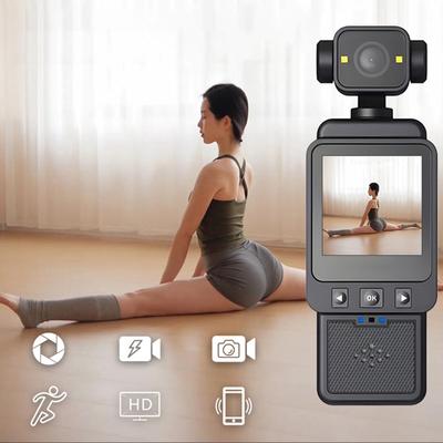 Kamera osobista 1080P HD Mała Obrotowa o 360 stopni Noszona Przenośna Mała Kamera Sportowa Akcja Zewnętrzny Rejestrator Wideo