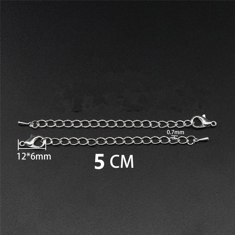Lobster Buckle Extension Tail Chain, DIY Bracelet Necklace Accessories, Jewelry Making Connection Extension Chain Handmade Materials