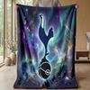 Tottenham Hotspur Theme Blanket Soft Flannel Blanket Plush Throw Blanket Cozy Sofa Bed Blanket for Home Decor