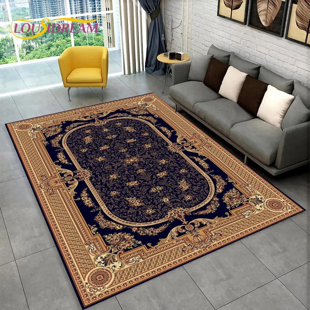 Турецький перський богемний килимок великий, килимок для вітальні, спальні, дивана, килимок для придверних дверей, дитячий нековзний килимок