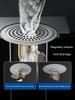 Bathroom Floor Drain Hair Strainer Closed Cover Stainless Steel Round Deodorizing Filter Floor Drain Core Inner Core Neutral Small Diameter