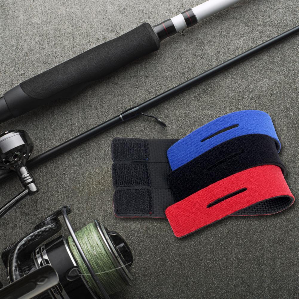 Fastener Ties Adjustable Fit Portable Outdoor Fishing Tool Fishing Accessory Fishing Rod Wrap Strap Multi-Functional for Fishing