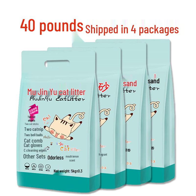 Deodorizing Bentonite Cat Litter - Available In 50 Lbs, 20 Lbs, 10 Lbs, 1 Lb Bags with Large Granules