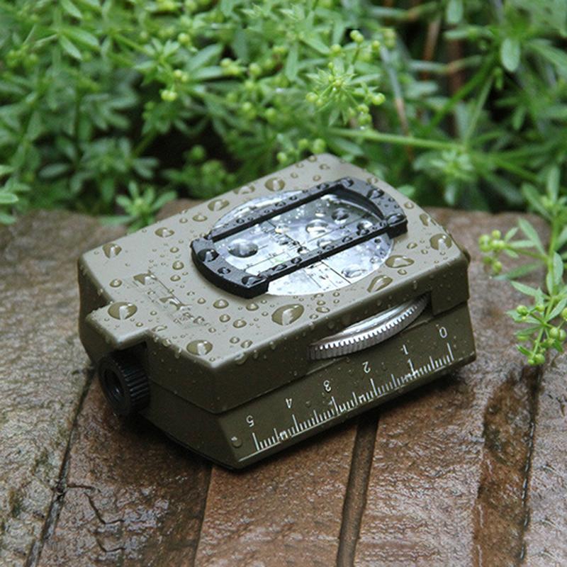 High Precision American Compass Multifunctional Military Green Compass