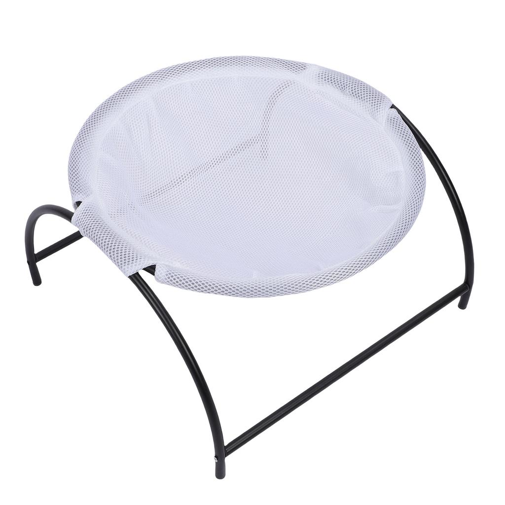 Elevated Cat Hammock Bed Breathable Mesh Removable Washable Stable Construction Pet Raised Swing Bed for Indoor Kitty