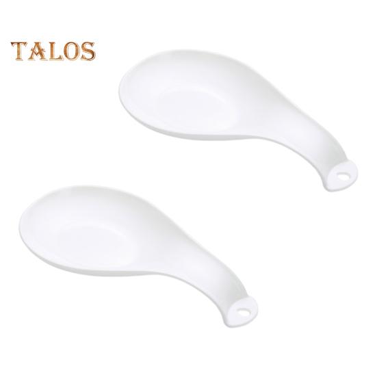 2Pcs Spoon Rest for Stove Top Durable Plastic Spoon Holder Kitchen Utensils Holder Easy To Clean Spoon Mat Compact Size Ladle Holder Stylish Look