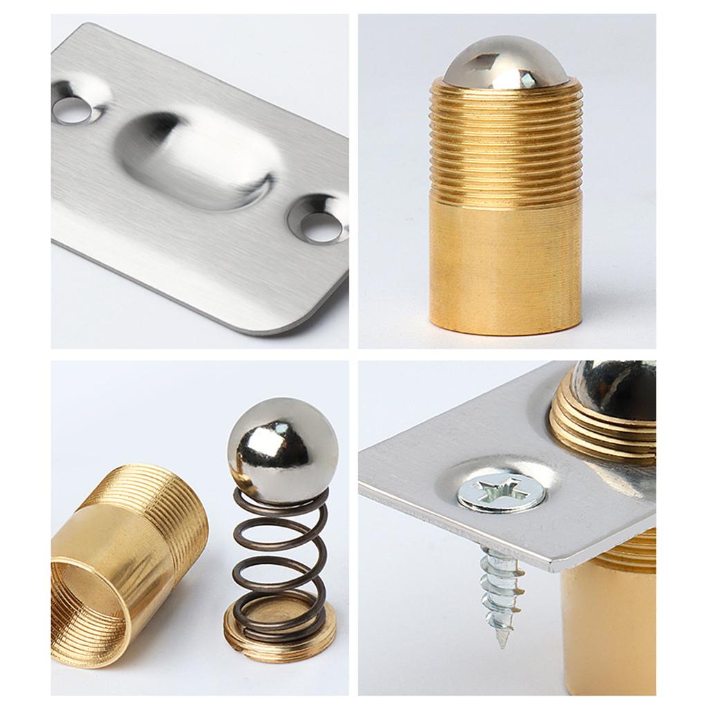 Closet Door Ball Catch Door Ball Catches for Interior Doors Adjustable Ball Bearing Catch Simple Installation Durable