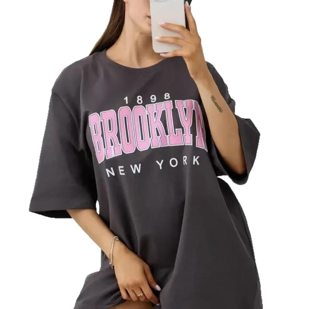 100% Cotton Women's Short Sleeve T-shirt - Versatile, Trendy, and Comfortable Summer 2026 Outerwear