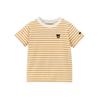 New Summer Children's Striped T-Shirt, Boys' and Girls' Pure Cotton Short-Sleeve Shirt, Thin Half-Sleeve Shirt for Babies and Older Children