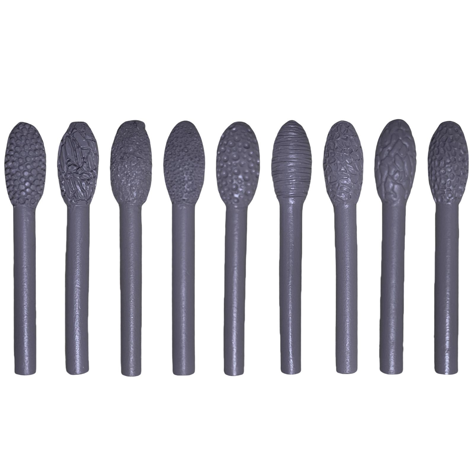 

9Pcs Oval Shape Rollers Stick Pottery Clay Sculpting Sticks Pottery Texture Tool for Pottery Clay and Art Craft Project