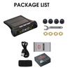 Solar Power TPMS Auto Reifendruck Alarm Monitor System Auto Sicherheit Externe Sensor Reifen Druck Temperatur Warnung