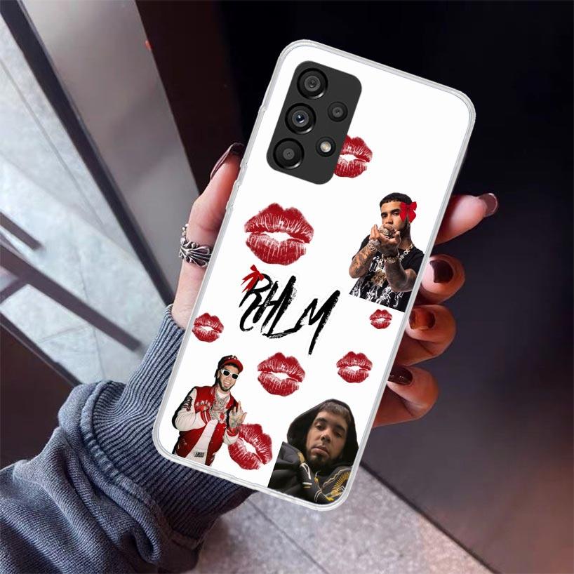 Anuel AA Real H-Hasta La M-Muerte Phone Case For Samsung Galaxy A12 A52S A42 A32 A22 A51 A50 Note 20 Ultra 10 S10 Plus A71 A70 A