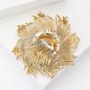 Fashion Creative Alloy Fireworks Styling Brooch, Niche High-End Women'S Clothing Pin Jewelry Brooch
