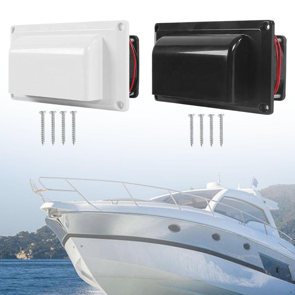 12V RV sideventilasjonsviftetilbehør erstatter luftventilasjonsventilasjonseksosvifte for marinebåt Yacht bobil campingvogn