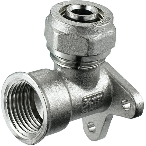 Gomito a gomito filettato da parete in Pex 20X3/4"" Gw