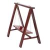 Miniature Dollhouse Swing 1:12 Modeling Figurine Porch Wood Furniture Supplies Mini House Accessories Rosewood Color