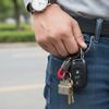 Retro Style Metal Keychain Detachable Design Car Key Rings Holder Braided Rope Keyring  Auto Gift