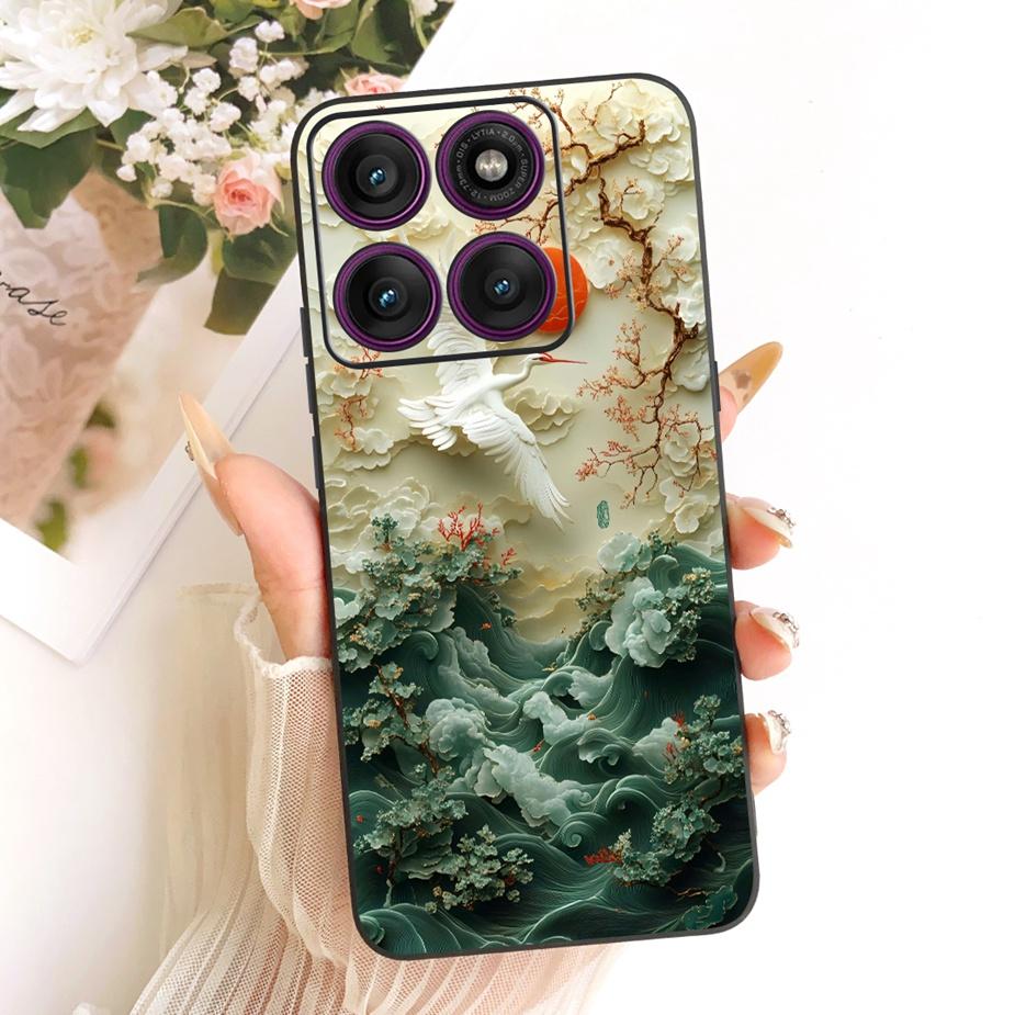 For Motorola Edge 60 Pro Case Stylish Painted Cover Soft TPU Phone Case For Motorola Edge 60 Fusion Edge60 Pro 60S Fundas Bumper