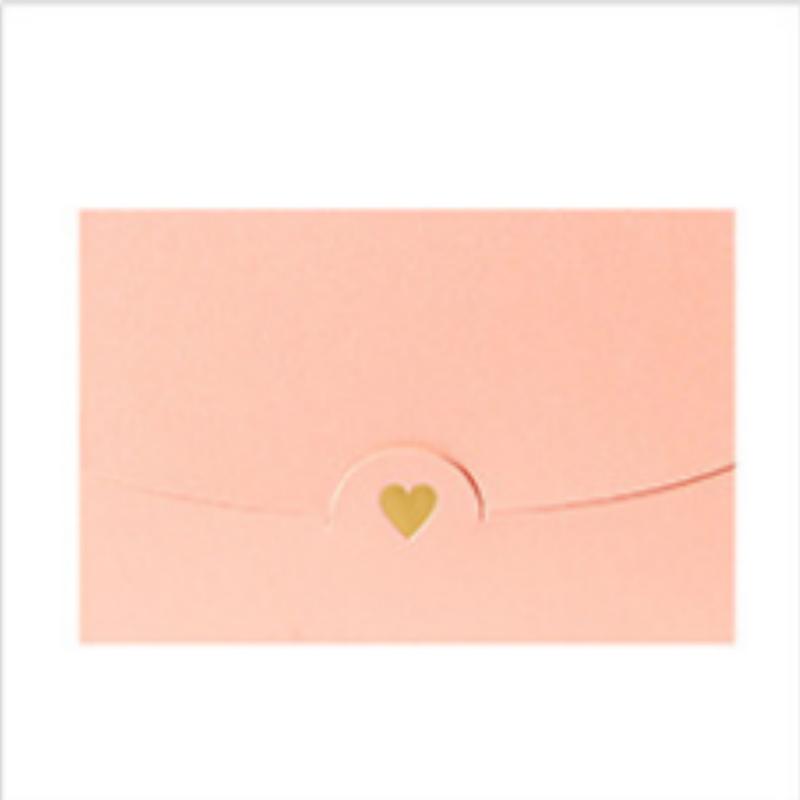 20pcs Mini Envelopes Small Greeting Card Name Card Envelope Hot Stamping Love Pearlescent Paper
