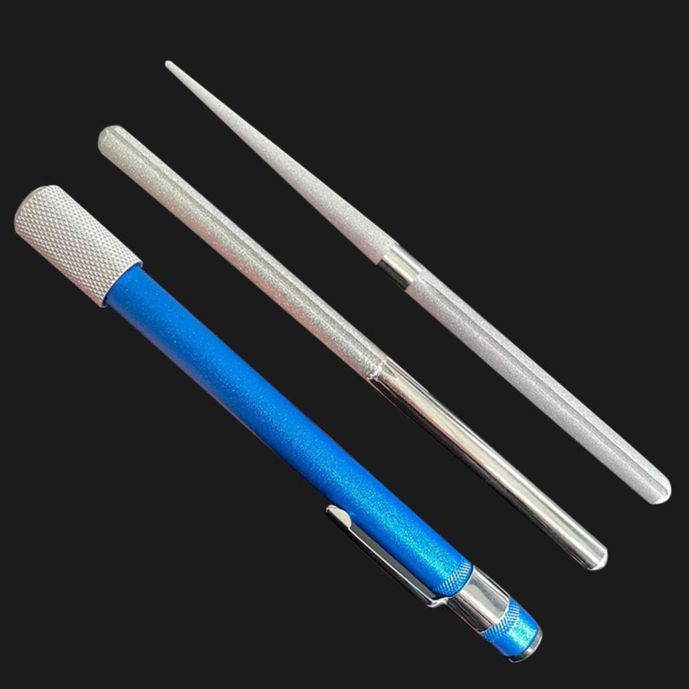 Fishing Hook File Diamond Pen Shaped Knife Sharpener Outdoor Fishing Accessories