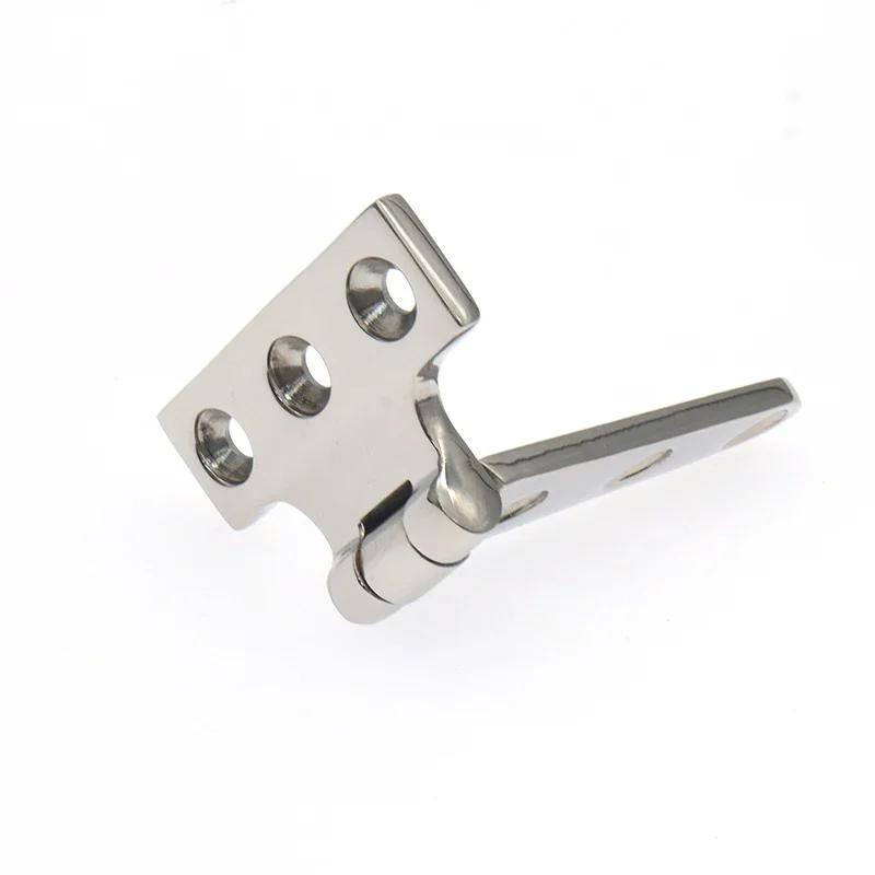 2Pcs Stainless Steel Marine Grade Heavy Duty Polished Door Hinge For Windows T-shaped Hinge Cast Strap for Boat Hardware
