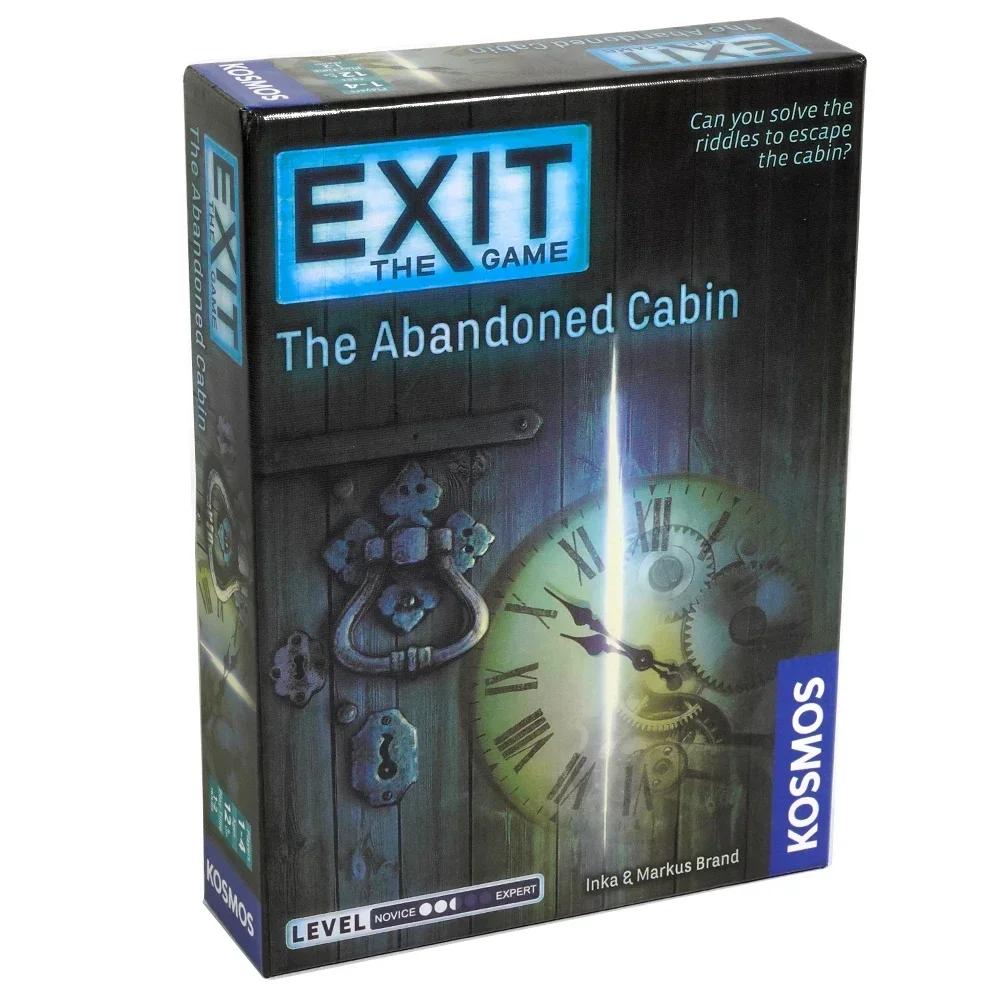 Exit Game Die Verlassene Hütte Die Geisterachterbahn Toter Mann im Orient-Express Das Haus der Rätsel Karten-Brettspiel