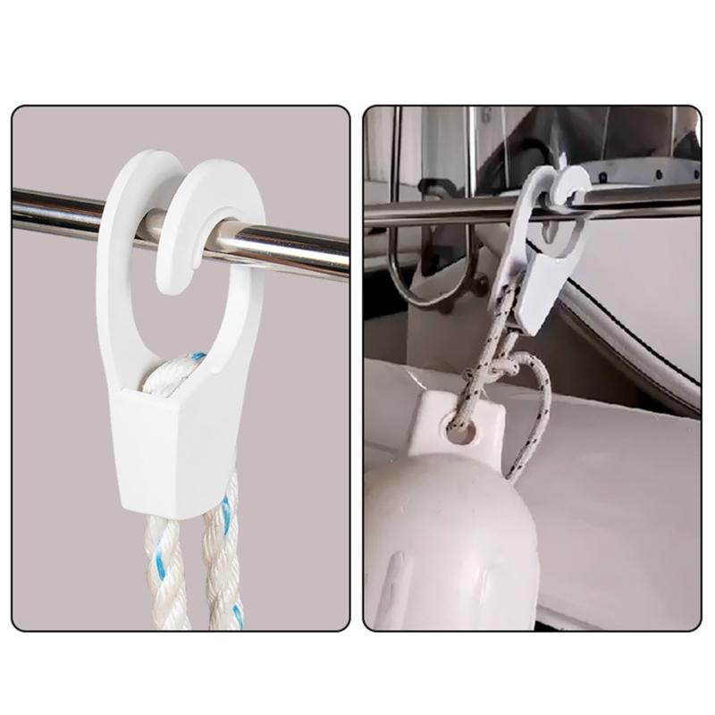 Boats Rail Fenders Hangers Anti Collision Mudguard Hooks Replacement Sail Fenders Hanger Plastic Boats Fenders Hanger