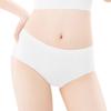 RONGUI Disposable Panties, 7-Pack, 100% Cotton, Women's, Travel, Plus Size, Underwear, Shorts (White, XL)
