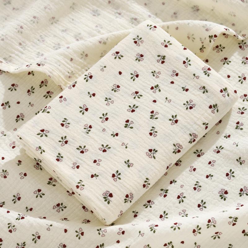 Crepe Cloth Double-Layer Towel, Newborn Baby Baby Absorbent Bath, Pure Cotton Children'S Blanket Gauze Bag Sheet